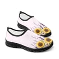 thumbnail image 4 of Psesaysky Lavender Sunflowers Printed Sneakers Women's Slip on Anti-Slip Breathable Walking Shoes Size 5.5-11.5, 4 of 7