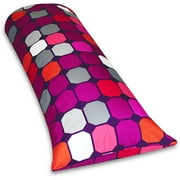 Mainstays Back To College Body Pillow, Warm Mosaic