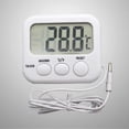 thumbnail image 2 of Aquarium Thermometer Fish Tank Thermometer Probe Waterproof R-without Battery (white) (1pcs), 2 of 3