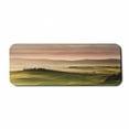 thumbnail image 1 of Italian Computer Mouse Pad, Italian Countryside Road with Trees and Meadows by Mountains Mediterranean Culture, Rectangle Non-Slip Rubber Mousepad Large, 31" x 12", Green Beige, by Ambesonne, 1 of 2