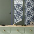 thumbnail image 5 of Ambesonne Abstract Floral Peel & Stick Wallpaper for Home, Blooming Fun Blooms, 13"x36", Indigo and Multicolor, 5 of 5