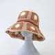 thumbnail image 4 of INS-sombrero de paja de playa hecho a mano para mujer, sombrero tejido a mano con flores de verano, sombrilla, sombrero de pescador, sombrero de cubo transpirable, 4 of 4