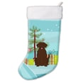 thumbnail image 1 of Joyeux Noël Sapin Labrador Chocolat Bas de Noël, 1 of 1