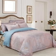 thumbnail image 3 of Dolce Mela DM504K Bedding - Ancona, Luxury Jacquard King Duvet Cover Set, 3 of 5