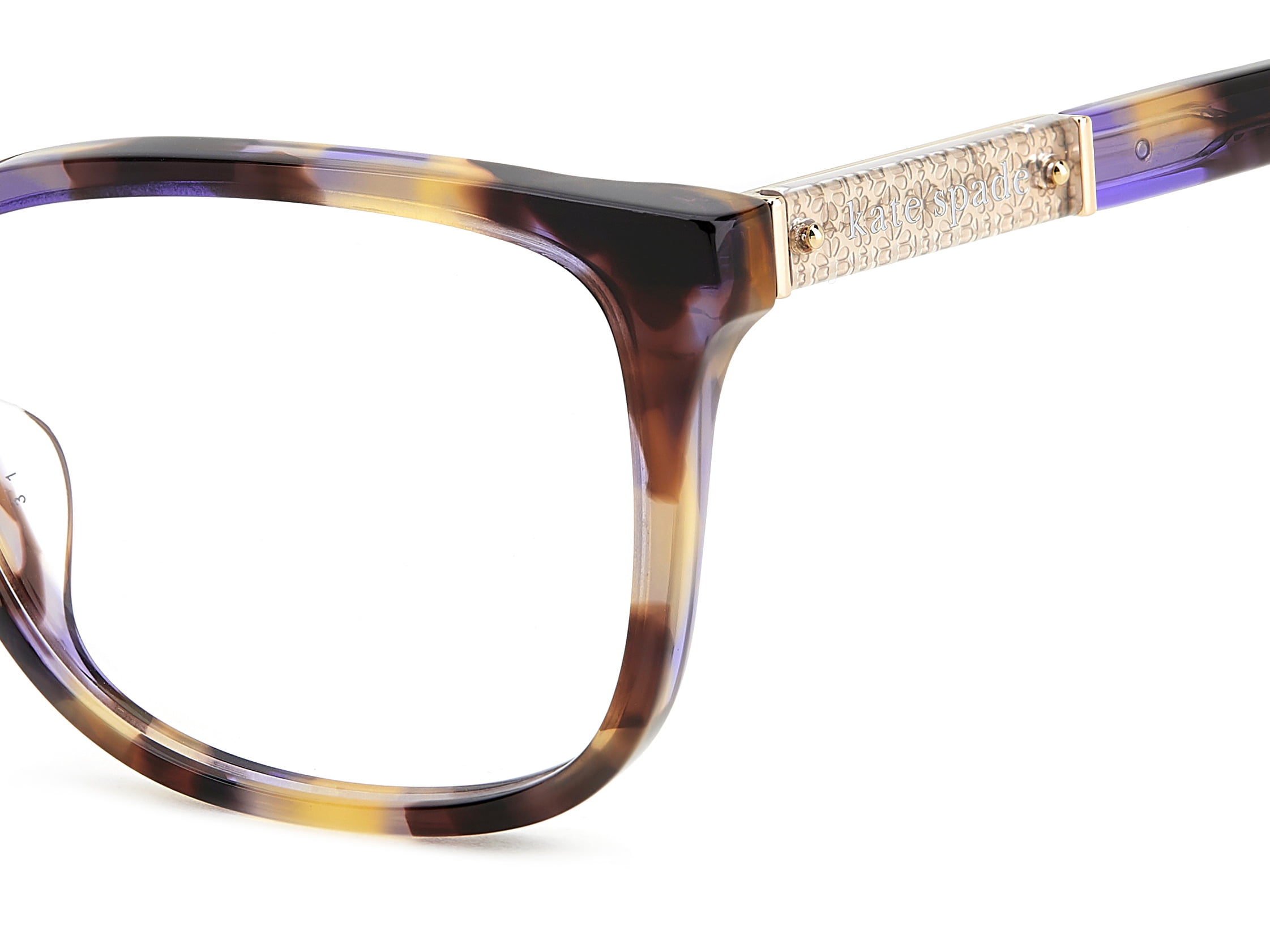 Kate Spade Womens Celestine Rx'ble Eyeglasses with Case, Violet Havana