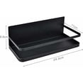thumbnail image 2 of Estante colgante para refrigerador, estante para especias con imán para refrigerador, estante de cocina, organizador de almacenamiento de cocina, negro, Sunny, 2 of 5