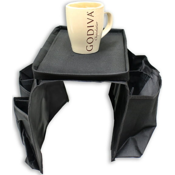 ToolUSA Armrest Storage Caddy | Versatile 6-Pocket Design | 12" x 7" x 8" Design | Durable Fabric | Ideal for Couch & Chair | Keeps Essentials Within Reach