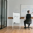 thumbnail image 2 of Miumaeov Stand White Board Double-Sided Magnetic Portable Dry Erase Board with Stand Height&Angle Adjustable Portable Flip Chart Easel Stand, 2 of 13