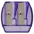thumbnail image 5 of (3 pack) Officemate Achieva Twin Pencil and Crayon Sharpener, Assorted Translucent Colors (30230), 5 of 7