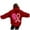Red, variant on GEWSEY Hoodies for Women Pink Ribbon with Heart Graphic Top Breast Cancer Awareness Support Sweatshirt (Beige, M)