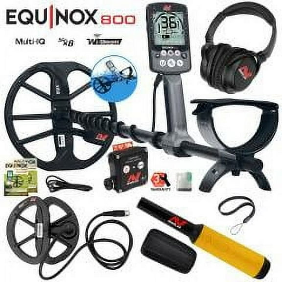 Minelab Equinox 800 Metal Detector with 6" Coil and Pro-Find 35 Pinpointer
