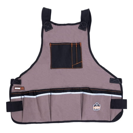 Ergodyne Arsenal 5700 Torso Length Work Tool Apron 16-Pockets Gray