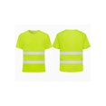 thumbnail image 5 of renvena Adult High Visibility Safety T-shirts Hi Vis Reflective Safety Top Cycling Hiking Running Fluorescent Green XL, 5 of 9