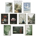 thumbnail image 6 of Kate and Laurel Sylvie Plant Study 6 Framed Canvas Wall Art by Alicia Abla, 23x33 Gray, Decorative Nature Art for Wall, 6 of 8