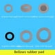 thumbnail image 4 of Junta de goma de silicona de 4 minutos/6 minutos/1 pulgada Anillo de sellado de silicona Junta de agua de la manguera de entrada de agua, 4 of 4