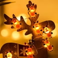 thumbnail image 1 of Mefallenssiah Christmas Decoration Lights Snowman Santa Claus Decoration Light String Led Copper Wire Light String, 1 of 2