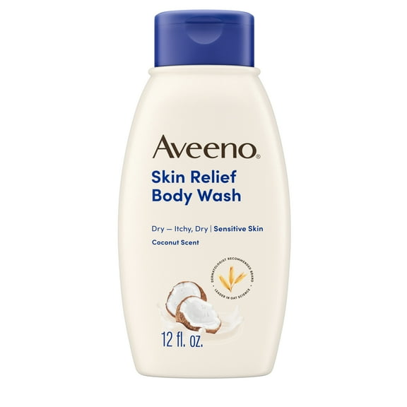 Aveeno Skin Relief Body Wash with Coconut Scent, 12 fl. oz