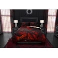 thumbnail image 3 of Demon Bedding Set, Comforter or Duvet, Gamer Bed Cover, Alternative Bedroom, 3 of 7