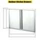 thumbnail image 2 of Puerta Doble para Cocina Exterior 24"x24", Acero Inoxidable 304 Resistente al Clima con Manija Recesada, 2 of 8