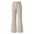 thumbnail image 5 of GUACER Womens Wide Leg Pants Fashion Business High Waisted Office Flare Straight Leg Trousers, 5 of 5