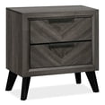 thumbnail image 3 of Furniture of America Hean 3pc Wood Gray Bedroom Set - Queen + 2 Nightstands, 3 of 7