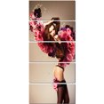 thumbnail image 2 of Design Art - Nude Woman with Pink Flowers, 2 of 3