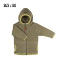 thumbnail image 2 of Abrigo cálido de lana para niños y niñas de estilo otoño e invierno, abrigo con capucha de lana para bebé (verde), 2 of 6