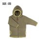 thumbnail image 2 of Abrigo cálido de lana para niños y niñas de estilo otoño e invierno, abrigo con capucha de lana para bebé (verde), 2 of 6