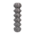 thumbnail image 1 of Rodillo de espuma para masaje muscular, rodillo de yoga, accesorio para estiramientos de piernas, muslos y espalda. Blanco y negro, 1 of 8