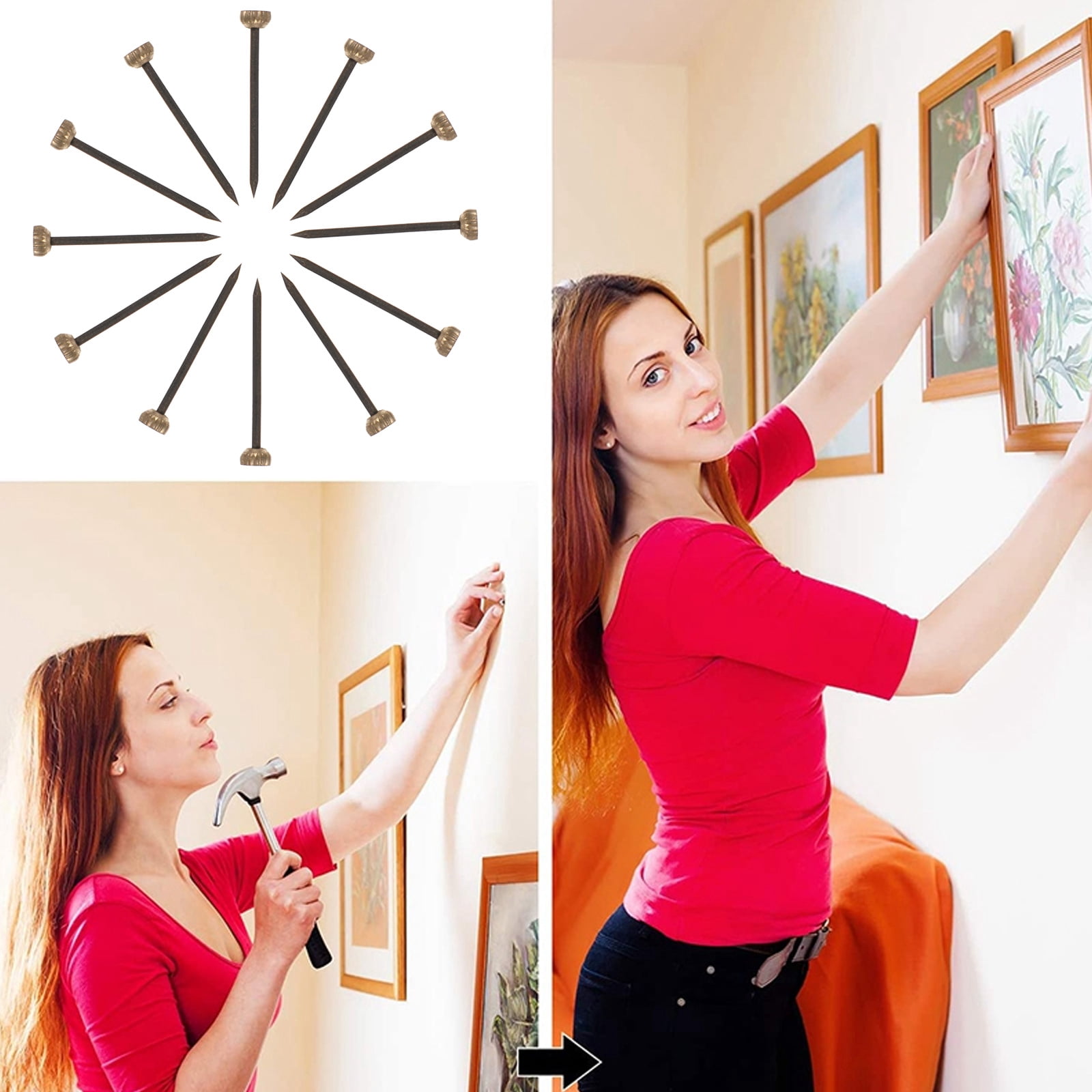 Gwolf Crochets De Suspension Pour Cadre Photo, 6 Odèles Kit De