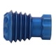 thumbnail image 1 of Colgante de cuentas de cuchillo de aleación de titanio para pulsera de paracord con cordón para exteriores (azul), 1 of 8