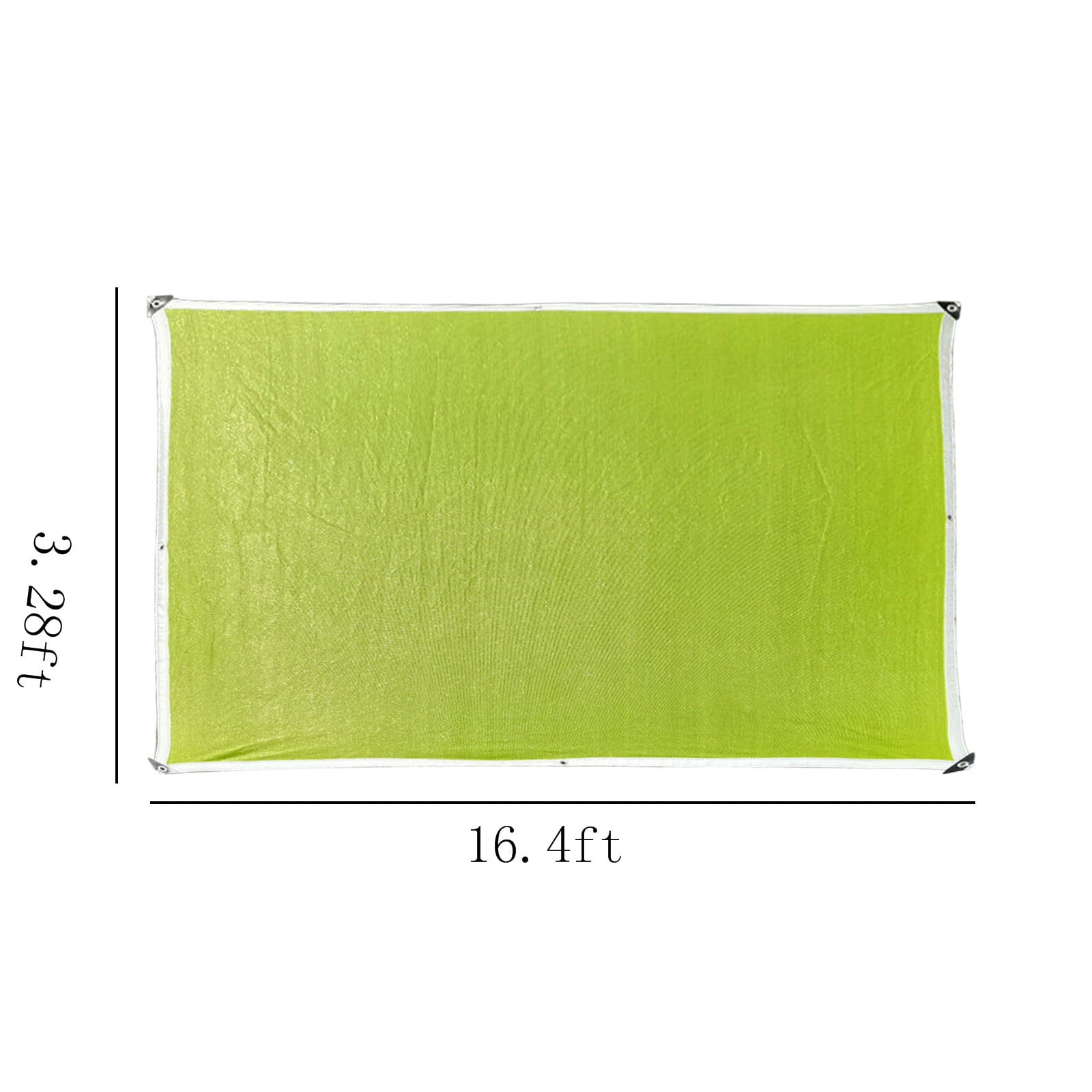Summer Savings Clearance! Boovnll Sun Shades Outdoor Patio, 3.3x16.5Ft Rectangle Sand UV Block Sunshade Mesh Insulation Permeable Heavy Duty Shade Cloth for Outdoor Patio Yard Garden, Sun Shade