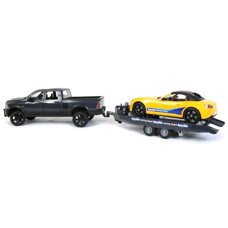 Bruder 02504 Ram 2500 Power Pick Up w Roadster Racing Team
