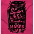 thumbnail image 2 of Together Like Moonshine and Mason Jar Hoodie Sweatshirt Women Brisco Brands S, 2 of 4