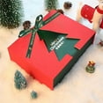 thumbnail image 4 of 25 Yards Christmas Ribbon with Gold Bells - 1" Wide Decorative Polyester Gift Wrap & Tree Decor (Red/Green Holiday Craft Ribbon on Spool), 4 of 6