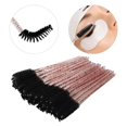 thumbnail image 3 of serony 50Pcs Disposable Wands Eyelash Brushes Makeup Eyelash Extension Black, 3 of 9