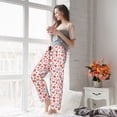 thumbnail image 5 of Pofeuu Floral butterfly Print Women's Fashion Pajama Pants with Pockets Comfy Drawstring Sleep Lounge Bottoms-Medium, 5 of 6