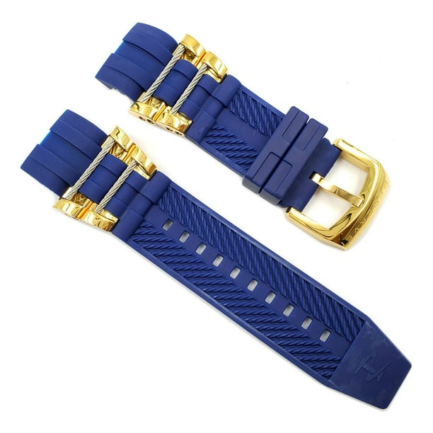 Invicta BLUE RUBBER WATCH BAND FOR INVICTA BOLT 14405