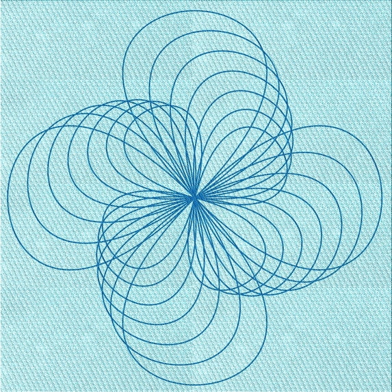 Ahgly Company Machine Washable Indoor Square Transitional Blue Diamond Blue Area Rugs, 8' Square