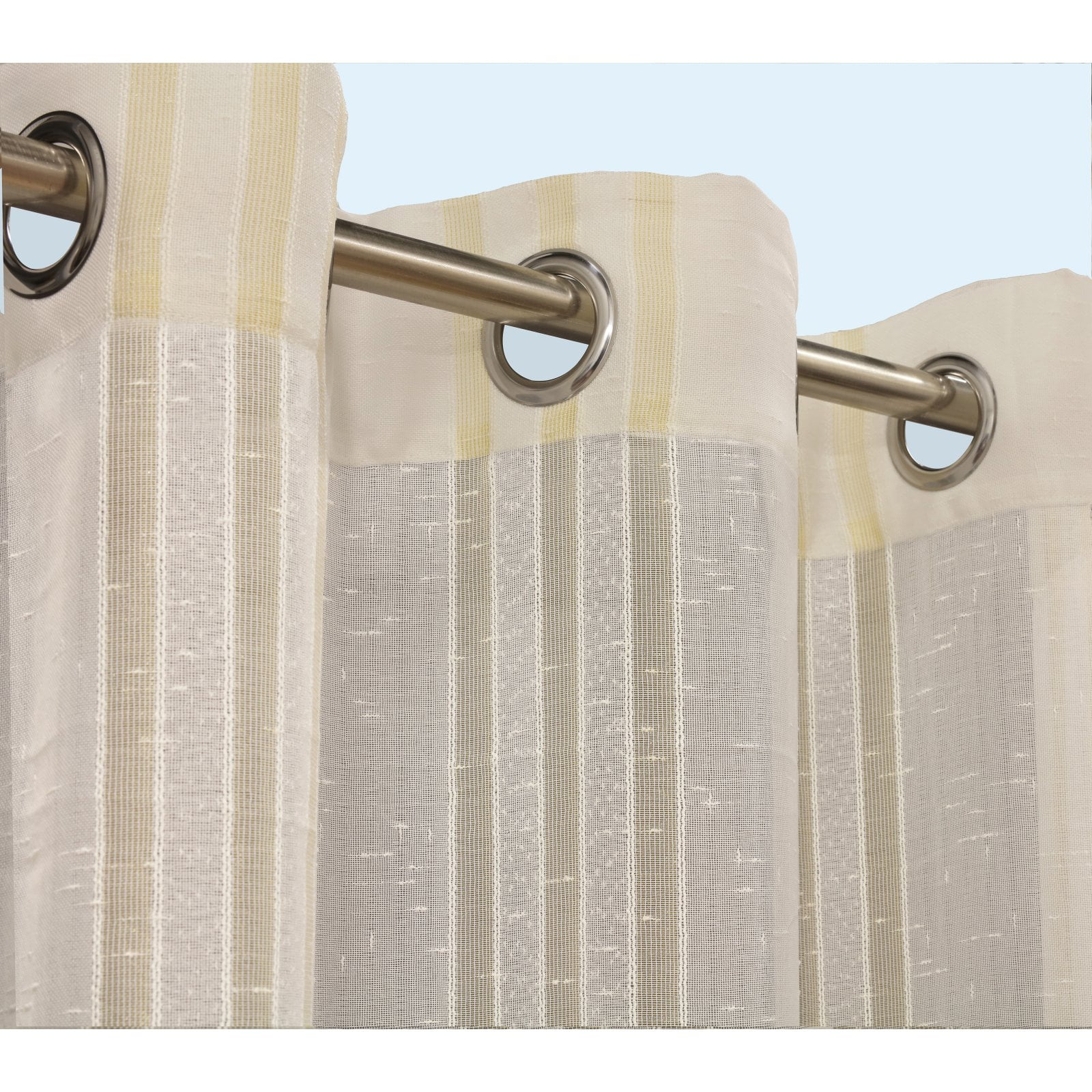 Outdoor Décor Louisa Indoor/Outdoor Semi Sheer Grommet Top Curtain