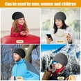 thumbnail image 3 of stanreset 2 Piece Stay Fashionable In Winter Trendy Cap For Cold Days Unisex Cotton Beanie Hat Hip Hop 1Set, 3 of 6