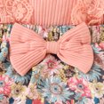 thumbnail image 6 of Emy Dola Baby Girl Clothes Newborn Ribbed Romper Dress Infant Lace Ruffle Long Sleeve Plaid Outfits with Headband 0-18 Months, 6 of 9