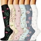 thumbnail image 1 of Calcetines de compresión FuelMeFoot, 6 pares, de 15 a 20 mm de Hg, para mujeres y hombres, 1 of 7