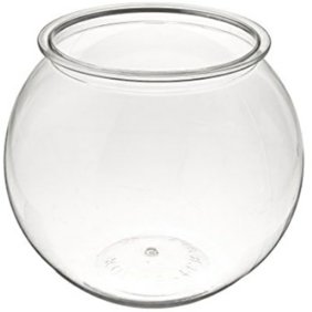 Hawkeye 2 Gallon Vista Bowl Break Resistant Plastic 9 75
