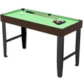 thumbnail image 1 of Soozier 55" Mini Pool Table Set - Green Game Room Billiard Table for Home & Family Fun - MDF Construction, Includes Cues & Balls, 1 of 7
