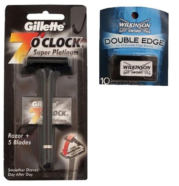 Gillette Gillette 7 O Clock Super Platinum Safety Razor W 5