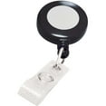 thumbnail image 1 of GBC BadgeMates Retractable Badge Reels, Black, 2 Reels per Pack (3747480A), 1 of 4