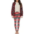 thumbnail image 2 of White Mark Women’s Holiday Leggings 3-Pack – Festive Prints & Cozy Styles, 2 of 3