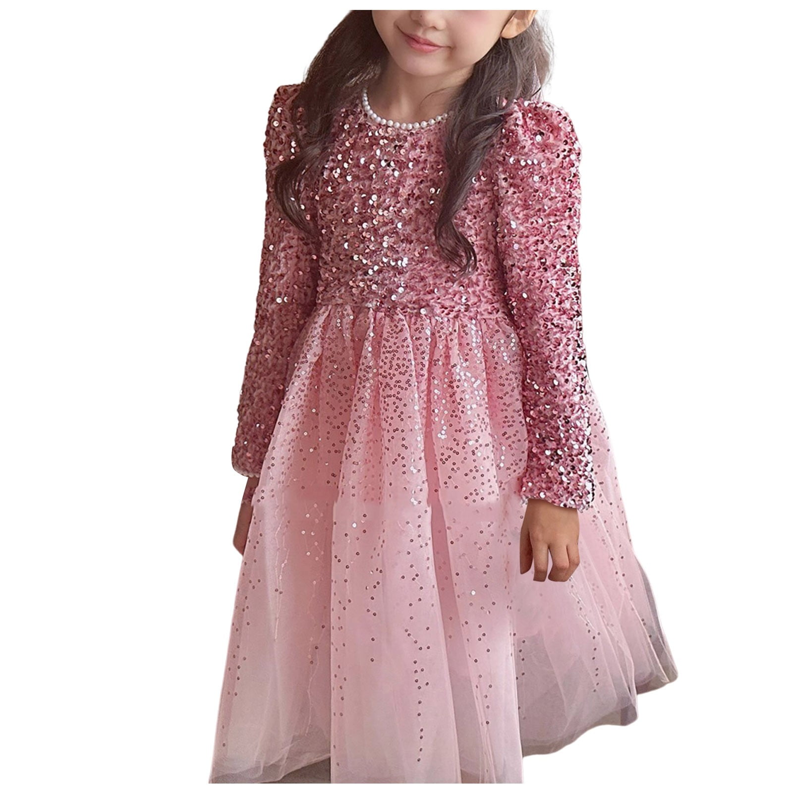 Gown 11 Year Old 5th Grade Formal Graduation Dresses For Kids Tween Girls' Sleeveless Contrast Mesh Gown 11 Year Old 5th Grade Formal Graduation Dresses For Kids Tween Girls' Sleeveless Contrast Mesh