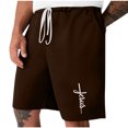 thumbnail image 1 of Diufon Men's Athletic Shorts Drawstring Waisted Outdoor Sport Shorts Spring Summer Hiking Shorts with Pockets, 1 of 4